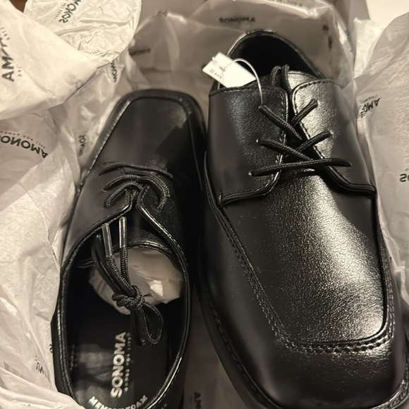 Sonoma Goods For Life Classic dress shoes. Black Oxford Shoes - Picture 6 of 6